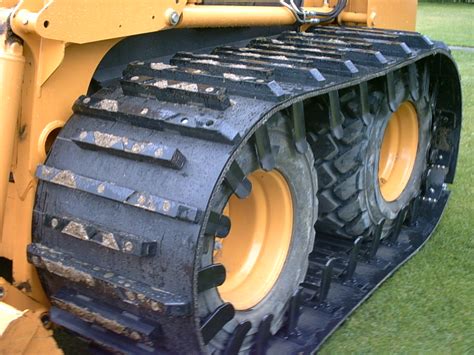 over the tire tracks for skid steer|skid loader tracks over tires.